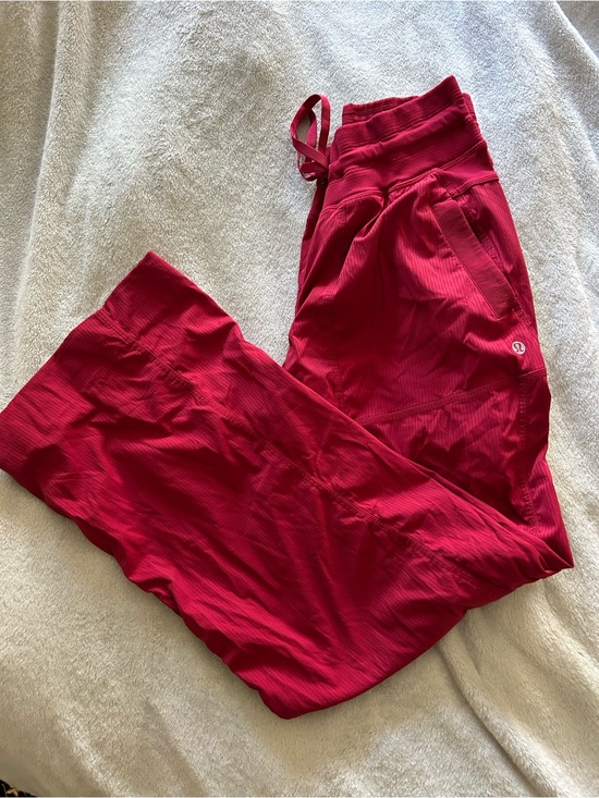 lululemon athletica Pants - Lululemon red studio pants